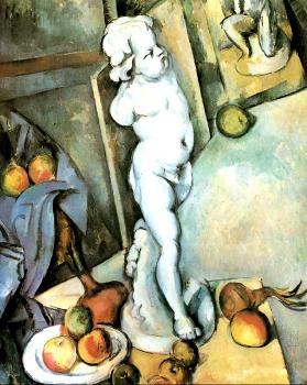 Paul Cezanne : Still Life with Cherub